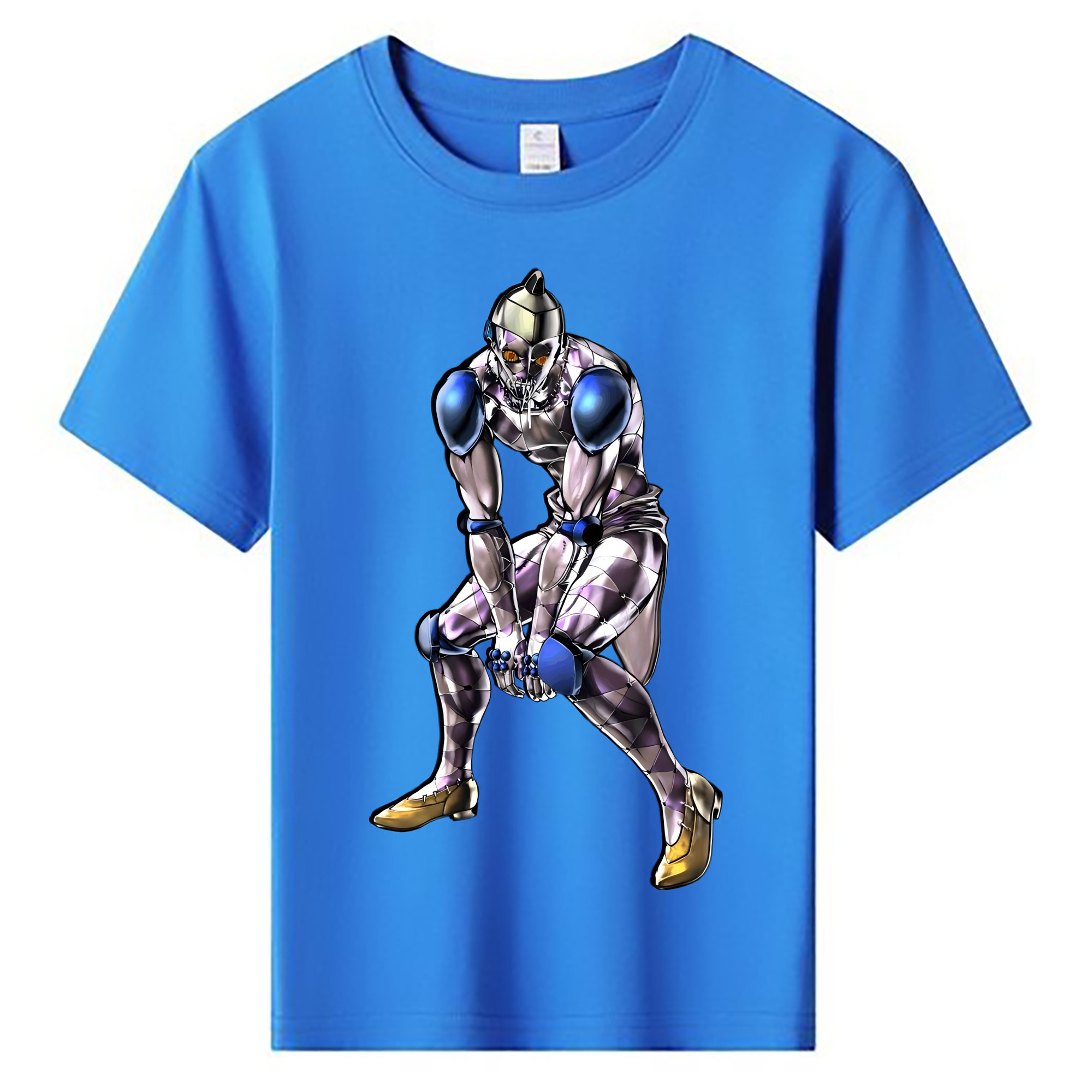 （画像用） ジョジョの奇妙な冒険 JoJo's Bizarre Adventure 綿100％キッズTシャツ（フロントプリント）
